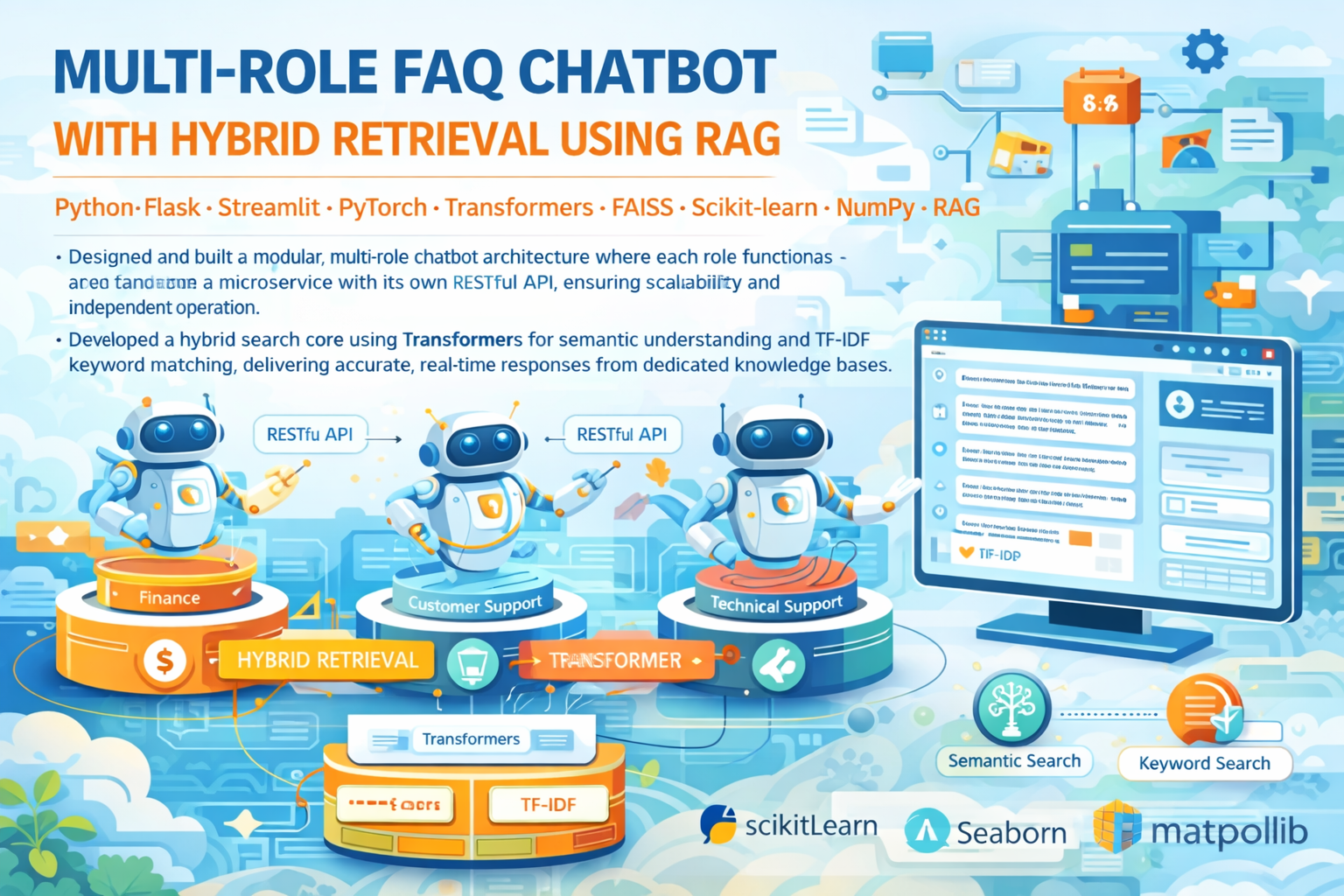 Multi-Role FAQ Chatbot with RAG
